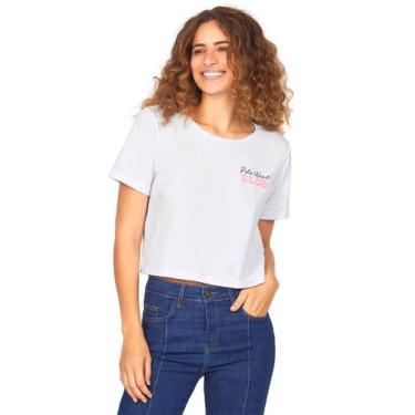 Imagem de Camiseta Curta Feminina Malha Collection Club Polo Wear Branco