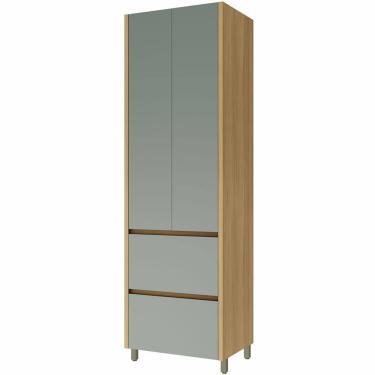 Imagem de Paneleiro Nesher Rainha 70cm MDF 15mm com 2 Portas, 2 Gavetas e 3 Prateleiras