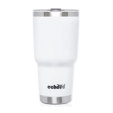 Imagem de Copo Térmico 900ml branco com tampa Echolife