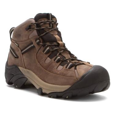 Imagem de KEEN Targhee 2 Bota feminina impermeável para caminhada de altura média, Shitake/Malhado, 9 Wide