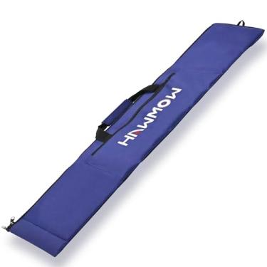 Imagem de Bolsa protetora de trilho guia para a maioria das marcas, bolsa de transporte profissional para transporte de trilhos de guia de serra e acessórios, até 150 cm, azul clássico