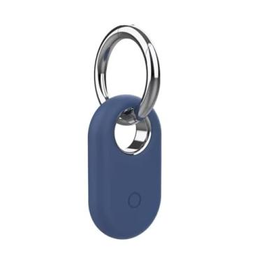 Imagem de Chaveiro Compatível Com Localizador Galaxy SmartTag2, Capa Case Protetora De Silicone Antiperda, Antiquebra, Resistente – HEISIL (AZUL)