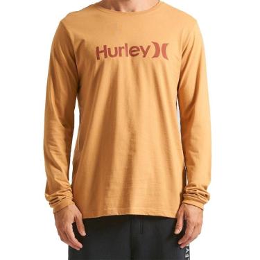 Imagem de Camiseta Hurley Manga Longa O&O Solid W24 Masculina Mostarda