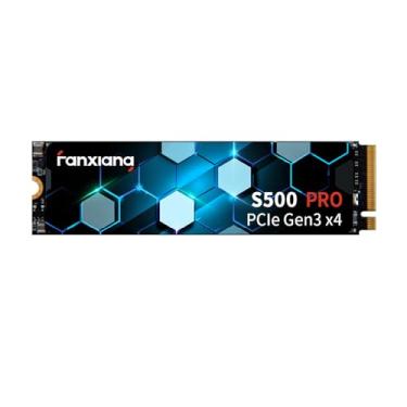 Imagem de fanxiang SSD NVMe S500 Pro de 1 TB, até 3200 MB/s, cartão de memória de unidade de estado sólido interno M.2 PCIe Gen3x4 2280, Cache SLC 3D NAND TLC, compatível com laptops e PCs desktops