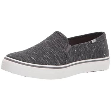 Imagem de Keds Tênis feminino Double Decker Speckle Jersey, Carvão, 6