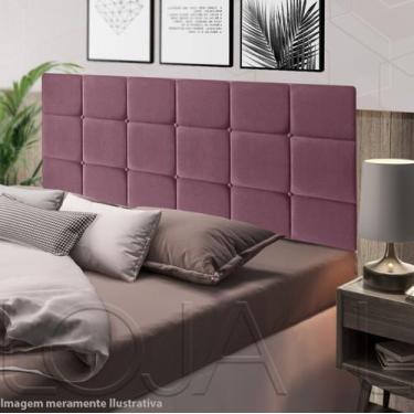 Imagem de Cabeceira Estofada Cama Box Solteiro 160 cm Calipha - Magazine L, Rosa