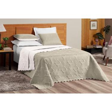 Imagem de Cobre Leito Marie Queen 2 60 M X 2 40m Dupla Face - Casa das Cortinas,