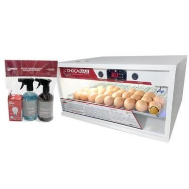 Imagem de Chocadeira 60 A 70 Ovos Automática Digital + Kit de Higienização 220Vo
