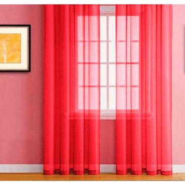 Imagem de Cortina Voal Luxo 8mx2,8m Sem Forro Pra Varao Sala Ou Quarto - Chrisne