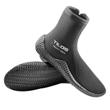 Imagem de Tilos TruFit Botas de Mergulho, Primeiras Botas de Mergulho realmente Ergonômicas, Disponíveis em 3 mm de Curto, 3 mm de Titânio, 5 mm de Titânio, 5 mm de Thermowall, 7 mm de Titânio