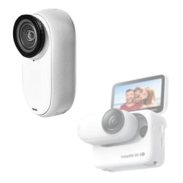 Imagem de Sruim Protetores de lente Insta 360 GO 3S, capa protetora de lente para acessórios Insta360 GO 3S