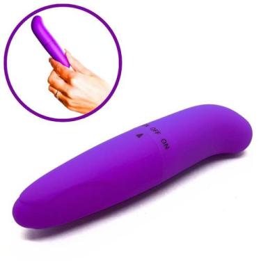 Imagem de Vibrador Personal Ponto G Toque Aveludado Roxo - Dona Hot