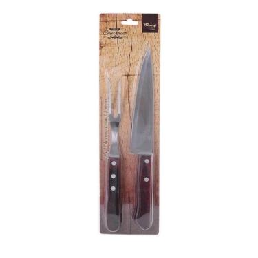 Imagem de Kit Churrasco de Inox Elite com 2 Peças - Wincy Casa