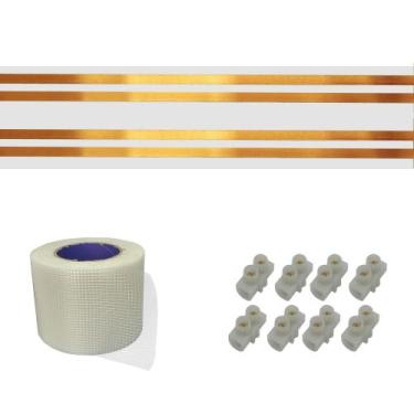 Imagem de Kit Eletrofita 4 Pistas 2 Metros 750V 10A - Eletrofitas