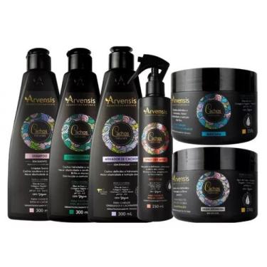 Imagem de Kit Cachos Arvensis Shampoo Condicionador Máscara Ativador Gelatina Da