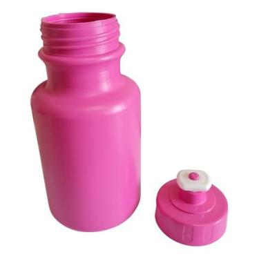 Imagem de Kit 100 Mini Garrafas Squeeze 300ml Plástico Colorida - Lynx produções