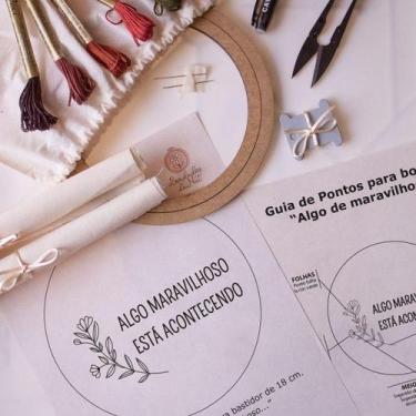 Imagem de Kit iniciante completo para Bordar com Risco (desenho) - vários, Algo 
