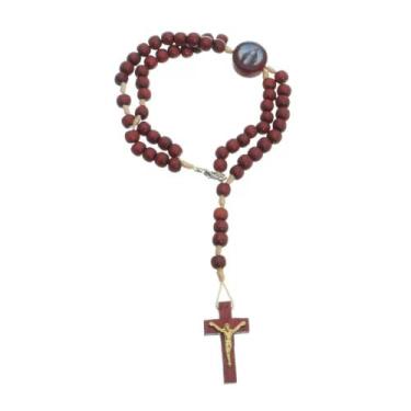 Imagem de Terco pulso madeira com fecho - A MISSIONARIA