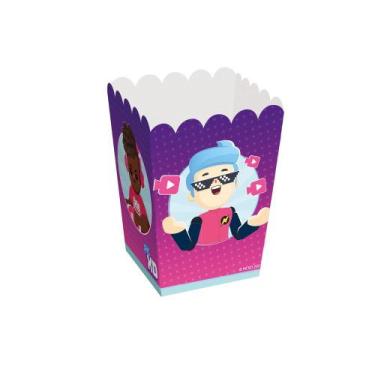 Imagem de Caixa para Pipoca Festa PK XD - 10 unidades - Cromus