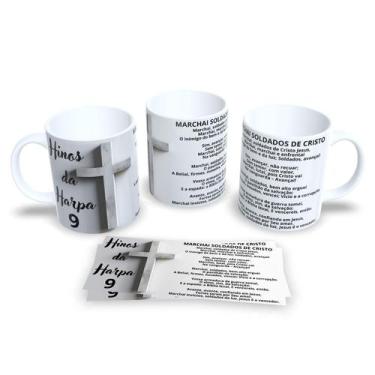 Imagem de Caneca de Porcelana Personalizadas Hinos da Harpa Cristã  - Estampa Su