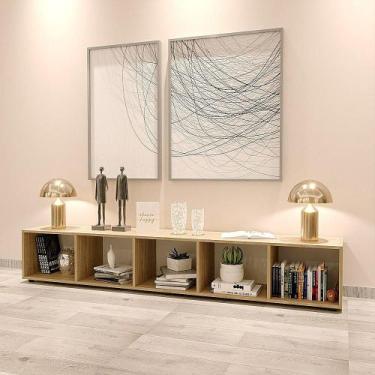 Imagem de Estante Livreiro Modular Alcídes 30 cm com 5 Nichos - Montana - DRD Mó