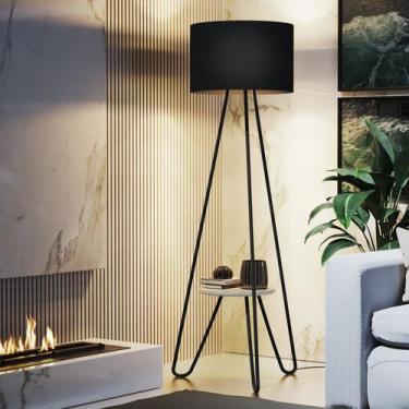 Imagem de Luminária de Chão Para Sala de Estar Decoração Ambiente Real Estilo In