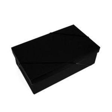 Imagem de Caixa Para Presente Modelo Sapato Só Art Preta, Papelão ondulado, Caix