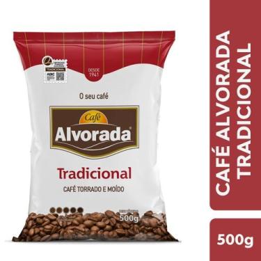 Imagem de Café Alvorada 500g Almofada Tradicional Torrado e Moído