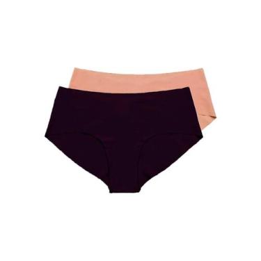 Imagem de Kit com 2 Calcinhas Biquíni Hope 38800 Colorido, Preto, G