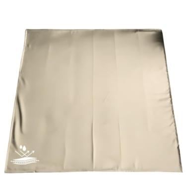 Imagem de Esteira Dobrável Impermeável, 135x135cm, Oxford e Lona, 7 Cores Disponíveis (Palha)