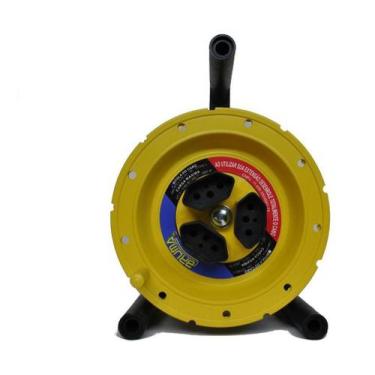 Imagem de Extensão Carretel 3 Tomadas Com 10 Metros Bivolt 3 X 0,75 Mm - C.OTTON