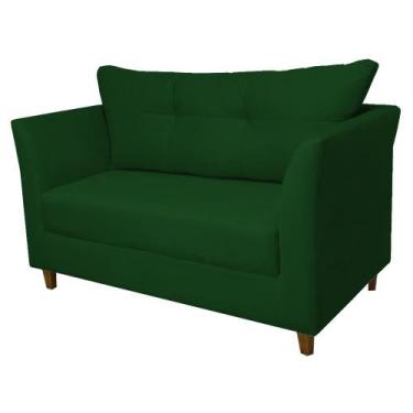 Imagem de Namoradeira Isis Suede Verde - Vallisa Decor