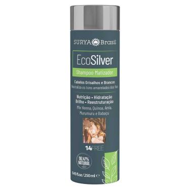 Imagem de Shampoo Matizador EcoSilver com 250ml Surya Brasil 250ml