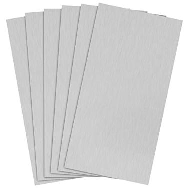 Imagem de Lswteiz Kit De Soldagem - Pacote Com 6 Unidades 6061 T651 Chapa De Alumínio 3 X 6 X 1/8 "Placa Plana De Alumínio Kit De Prática De Soldagem Para Mig, Tig, Eletrodo Revestido, Arco, Gás E Brasagem, K