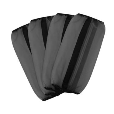 Imagem de Vaveren 4pcs voam botas de cavalo, perneiras de cavalos, evitando que a perna de cavalo protetor se sola para o cavalo, Preto