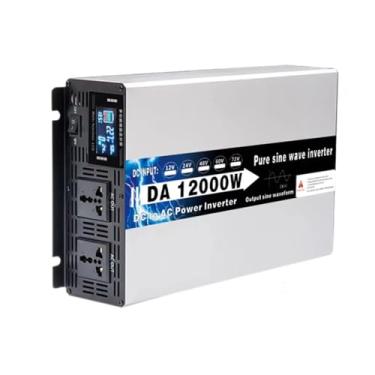 Imagem de 60V TO 110V,Inversor de energia para carro, inversor de energia de onda senoidal pura de 12000 W com display LCD, 2 tomadas CA, CC 12 V, 24 V, 48 V, 60 V, 72 V para CA 110 V, 220 V