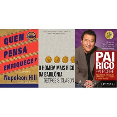 Imagem de KIT 3 LIVROS Quem pensa enriquece + O homem mais rico da Babilônia + P