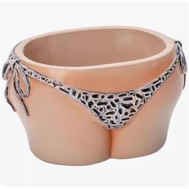 Imagem de Cinzeiros para homens fumadores cinzeiro de mesa criativo personalidade de moda material de resina moderno e simples para uso doméstico escritório ornamentos (cor: cinzento, tamanho: B)