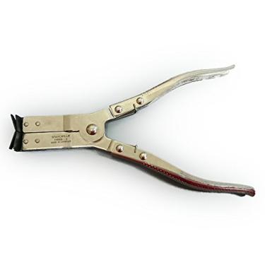 Imagem de Stahlwille Alicate de anel de pistão 74152005, para montagem e remoção de anéis de pistão, niquelado brilhante, forte e fácil de usar, tamanho 5, para anéis de pistão de 60 a 160 mm