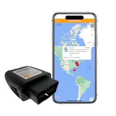 Imagem de AccuGPS Rastreador GPS OBD II para carro | Assinatura gratuita de um ano | SEM taxa mensal para monitoramento de frota, adolescentes e familiares
