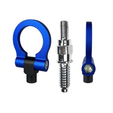 Imagem de Engate Reboque Esportivo Tow Hook Modelo Europeu Azul Carro - Estilo B