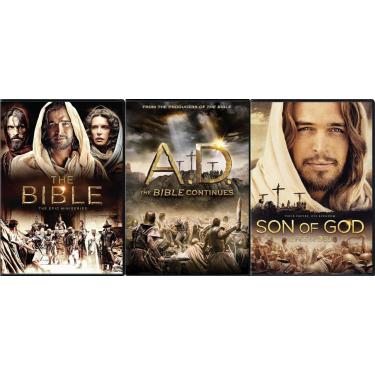 Imagem de VOVAQI Bíblia: A Minisérie Épica / Ad: Bíblia Continua Filho De Deus (Pacote Com 3 Dvds Filmes Bíblicos)
