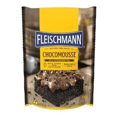 Imagem de Mistura para Bolo Fleischmann Chocomousse, Sabor Chocolate, 400g