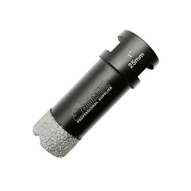 Imagem de Shdiatol Brocas de núcleo de diamante para serra de porcelana de azulejo de cerâmica, tijolo de mármore, A854751525, Preto, 25mm(1 In.)