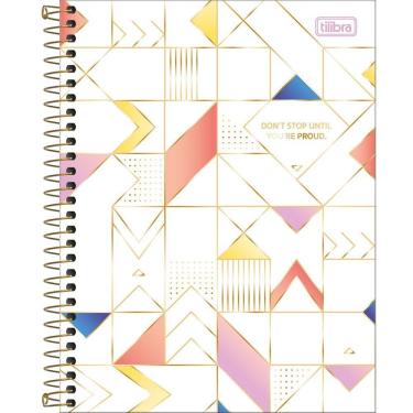 Imagem de Caderno Espiral Capa Dura Colegial Midtown 1 Matéria 80 Folhas Tilibra Estampa 3