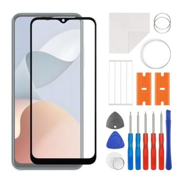 Imagem de SWARK Nova substituição de lente do painel externo de vidro frontal + OCA compatível com ZTE Blade A54 com kit de reparo atualizado - sem tela LCD e digitalizador sensível ao toque