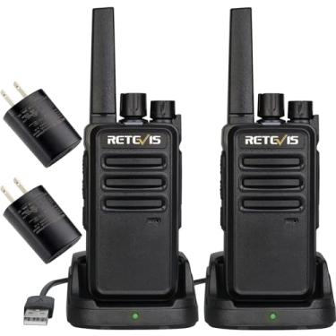 Imagem de Retevis Walkie Talkies Rt68 Recarregáveis, Rádios Portáteis Bidirecionais Frs Para Adultos, De Longo Alcance Serviço Pesado, Base Carregamento Usb, Talkie Sem Licença Viagens Rodoviárias, Presentes