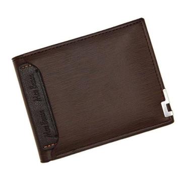 Imagem de Carteira Masculina Horizontal Slim de Bolso Impermeável para Cartões C