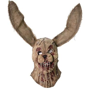 Imagem de Scary Bunny Mask Bloody Rabbit Mask Halloween Horror Burlap Sack Head Mask Creepy Killer Cosplay Costume Props for Adults