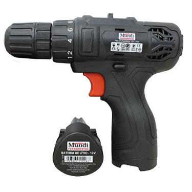 Imagem de Furadeira e Parafusadeira à Bateria 12 V Mundi